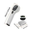 thumbnail image 5 of iKeener Household Handheld Massager 4*808NM+12*650NM , L-A-S-E-R,White Can Be Regularly,R-E-D L-I-G-H-T, 5 of 6