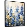 thumbnail image 2 of Designart "Simple Blue Bonnets In Meadow III" Blue Bonnets Floater Framed Canvas Art Print, 2 of 5