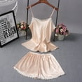 thumbnail image 1 of Women Popular Pajamas Silk-like Nightgown Home Underwear Set, 1 of 1