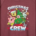 thumbnail image 3 of SpongeBob SquarePants - Christmas Crew - Women's Lightweight French Terry Long Sleeve Shirt, 3 of 6