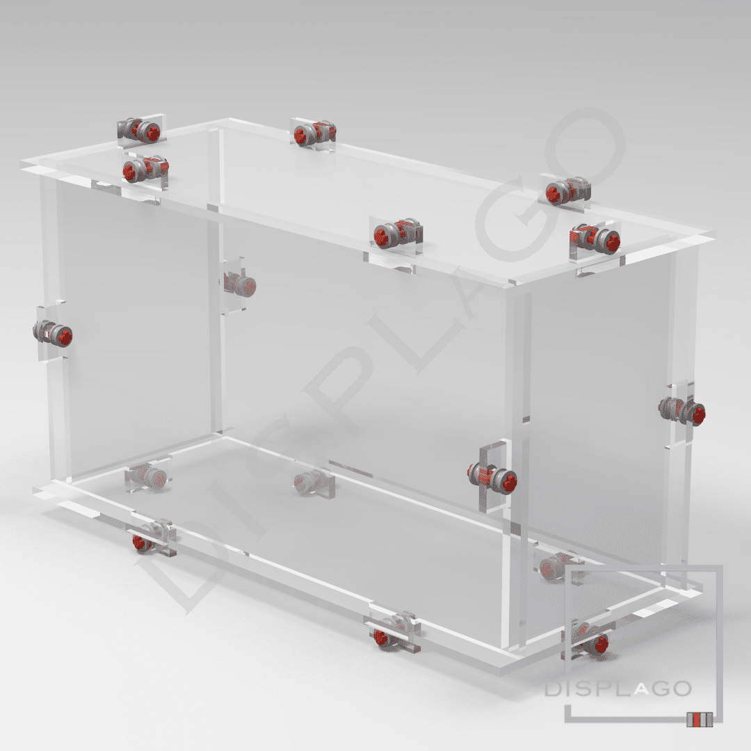 Display Case for one 3 Lego® BRICKHEADZ®. Display case for minifigures. Star Wars® display case. Compatible LEGO® display.