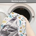 thumbnail image 2 of Nautical Dog Crate Cover, Marine Themed Cartoon with Happy Underwater Life Aquatic Animals Corals, Easy to Use Pet Kennel Cover Small Dogs Puppies Kittens, 7 Sizes, Multicolor, by Ambesonne, 2 of 6