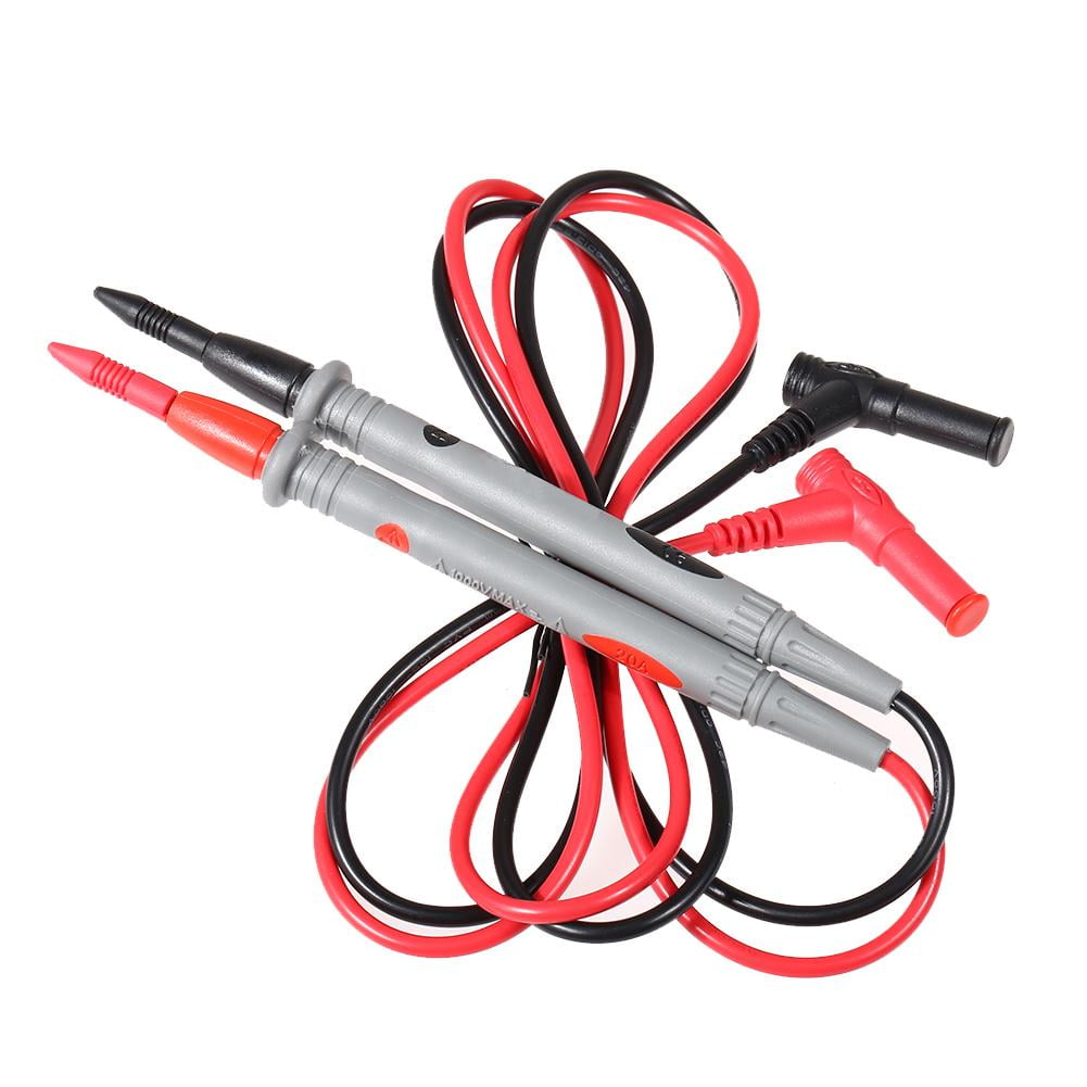1 Pair Ultra sharp pointed Probe Test Leads Pin Cable 20A For Multimeter Meter 