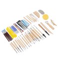 thumbnail image 1 of Clay Carving Tools, Pottery Sculpting Tools 61Pcs With  Bag For Beginners For Christmas, 1 of 8