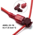 thumbnail image 1 of GQKB-2112-5 - T-TAP CONN RED 22-18AWG KIT WITH FULLY INSULATED MALE TERMINAL (5 pcs/pkg), 1 of 1