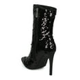 thumbnail image 3 of Women Reversible Sequin Pointy Toe Stiletto Tall Boot - HF57 By Cape Robbin Collection, 3 of 5