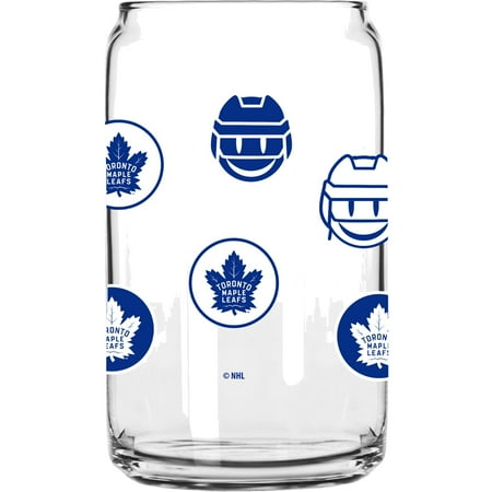 

Toronto Maple Leafs 16oz. Smiley Can Glass