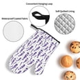 thumbnail image 3 of Fotbe Lavender Flowers for 4Pcs Oven Mitts and Pot Holders, 500℉ Heat Resistant Oven Mitts , Non-Slip Silicone Surface Safe for Baking, Cooking, BBQ, 3 of 6