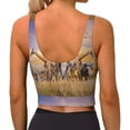 thumbnail image 2 of Yiaed Vintage Wildlife Protection Print Ladies Waistcoat Women Sports Vest Vest Sports Women Sports Top Yoga Vest for women-XX-Large, 2 of 8