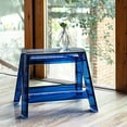 thumbnail image 1 of Acrylic Folding Portable Step Ladder for Adults - Transparent Step Stool for Indoor and Outdoor Use, Ideal for Kitchen, Library, and More, 1 of 6