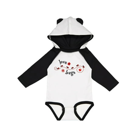 

Inktastic Valentine s Day Love Bugs Gift Baby Boy or Baby Girl Long Sleeve Bodysuit
