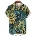 thumbnail image 3 of QUINDOS Button up Hawaiian Tropical Shirts for Men Summer Short Sleeve Casual Shirts Loose Fit Vacation Tropical Print Beach Shirts, 3 of 3