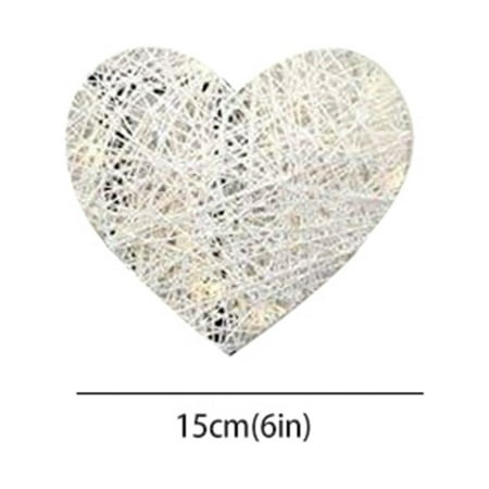 

Wicker Heart Shaped Valentine s Day Decoration Gift For Girlfriend