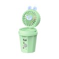 thumbnail image 2 of Mini Portable Fan, USB Battery Operated Desk Fan,Portable Fan 4-speed Mini Fan Rechargeable Mini Fan Suitable For Children Women Men Travel Indoor And Outdoor Makeup Small Cooler Small Desk Fan, 2 of 6