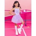 thumbnail image 6 of Minnie Mouse Girl's Sleeveless Graphic Tulle Skirt Romper, Sizes 4-12, 6 of 11