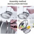 thumbnail image 5 of Soporte para tapa, soporte para cuchara de cocina, acero inoxidable de calidad alimentaria, práctico accesorio de cocina, 5 of 5