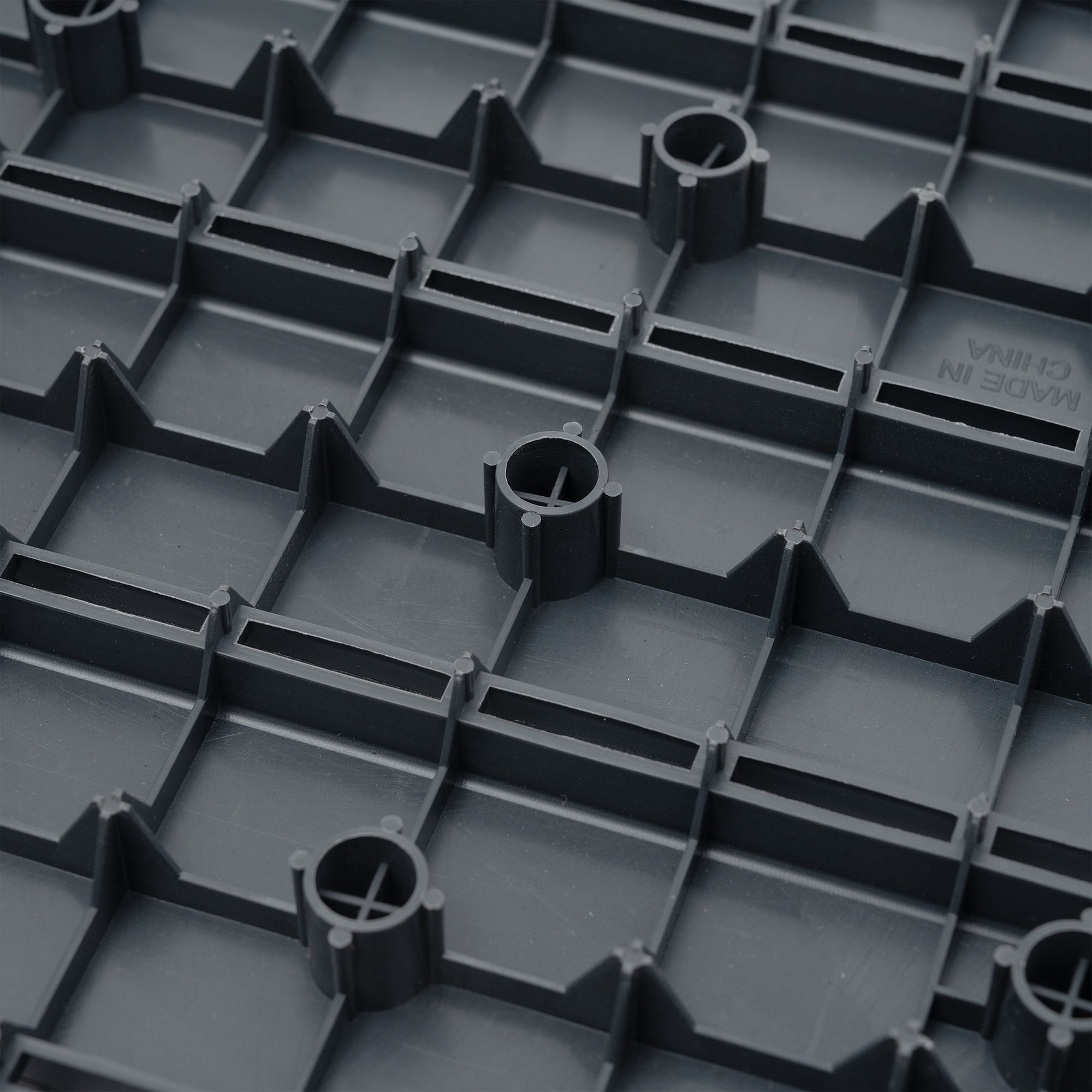 Alvantor 44 Pack Interlocking Deck Tiles, 12"x12"Plastic Waterproof Flooring Tiles for Outdoor & Indoor, Dark Gray