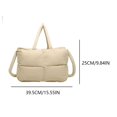 thumbnail image 2 of Bolso Tipo Cartera Hinchado Mano Acolchado Ligero para Mujer, 2 of 9