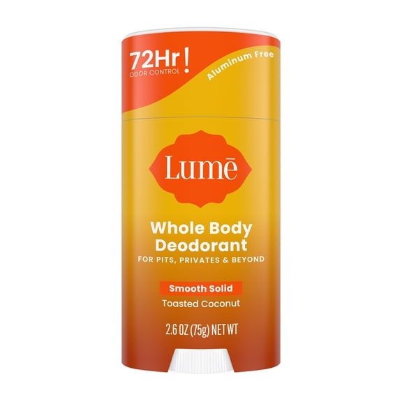Lume Whole Body Women's Deodorant - Smooth Solid Stick - Aluminum Free - Toasted Coconut - 2.6oz