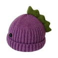 thumbnail image 2 of ELF Kids Knit Hat, Cute Soft Cartoon Dinosaur Hat Beanie Warm Winter Cap for Girls Boys, 2 of 3