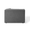 thumbnail image 4 of Modway Restore 6-Piece Modern Fabric Sectional Sofa in Charcoal, 4 of 12