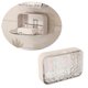 thumbnail image 2 of Clearly Cover Soap Holder Wall Mounted Adhesive Soap Dish NonPunching Tray Bathroom Shelf Drain Rack for Dorm Home White, 2 of 4