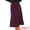 Dark Purple, variant on DARING DIVA Women's High Waisted Business Casual Fishtail Midi Skirt XS Black