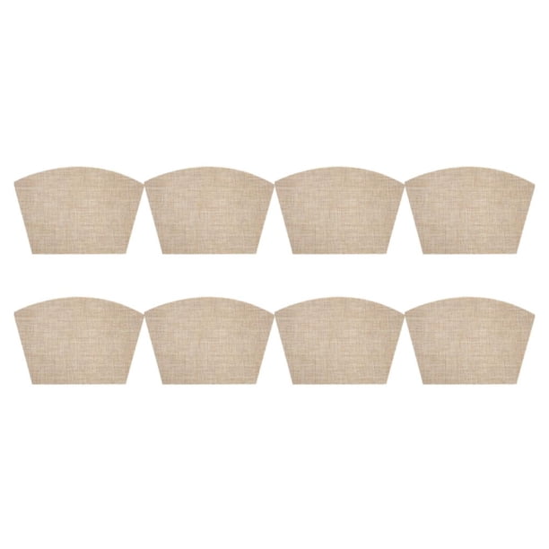 Cateissary Manteles Individuales de redonda de 4 piezas, mantel Individual en forma de cuña, almohadilla de aislamiento térmico, mantel Type3 NO3