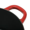 thumbnail image 4 of Crock Pot Artisan 7-Quart Round Cast Iron Dutch Oven With Borasilicate Lid - Red, 4 of 9
