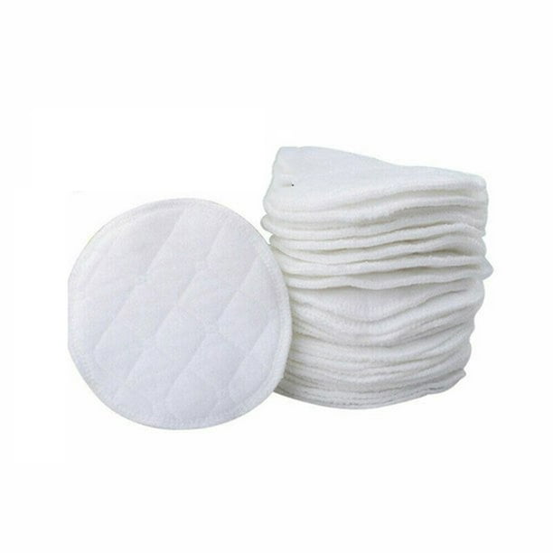 Discos absorbentes orgánicos lavables, material de algodón, reutilizables, para lactancia/madres