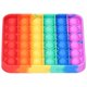 thumbnail image 1 of Juguete sensorial de burbujas de empuje de dedo, juguete de silicona para aliviar el estrés, regalos para niños, adultos, ancianos, colorido, 1 of 14