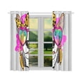 thumbnail image 2 of MKHERT Fashion Funny Dog Window Curtains Kitchen Curtain Room Bedroom Drapes Curtains 26x39 inch, 2 Piece, 2 of 3