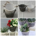 thumbnail image 5 of UEETEK 2Pcs Wooden Succulent Planters Coffee Color Vintage Style Natural Wood Flower Holders for Balcony and Home, 5 of 8