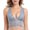 Gray, variant on Women Full Cup Ultra-Thin Bra Women Front Buckle Seamless Vest Lace Bra Large Size Underwear Adjustable Sports Breathable Padded Bra