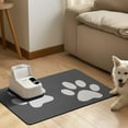 thumbnail image 2 of Dog Food Mats for Floors, Absorbent Quick Dry Pet Cat Food Mat, Dog Bowl Mats for Food and Water Dispenser Mat, Eco-Friendly Dog Accessories Pet Supplies 12"x20", 2 of 6
