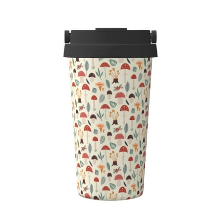 

Matuu Colorful Autumn for Insulated Coffee Mug Reusable Travel Coffee Cup Spill Proof 16oz Stainless Steel Coffee Cups for Hot/Ice Coffee Tea