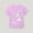 Purple, variant on Tdoqot Toddler Girls Graphic T Shirts- Cotton Short Sleeve Fashion Crewneck Kids Summer Tops Hot Pink Size 4T