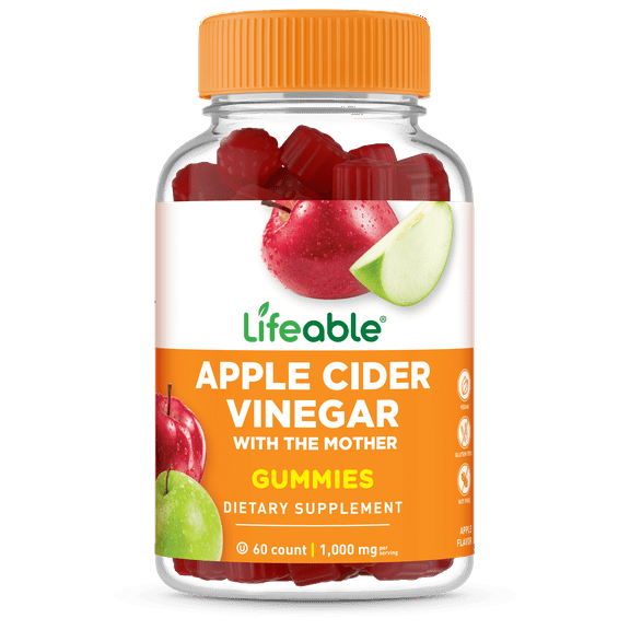 Lifeable Apple Cider Vinegar Gummies | 60 Gummies