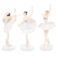 thumbnail image 4 of 3 figuras de bailarinas de plástico para decoración de escritorio (blancas)., 4 of 8