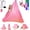 Fantasy Pink, variant on Sensory Swing for  and Adults Indoor & Outdoor Double Layer  Cuddle Holds up to 300lbs Adjustable Hammock Chair with 360? Swivel Hanger Kit Effect for Aspergers  (Cerulean)