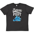 thumbnail image 3 of Inktastic Future Pilot Childs Airplane Flying Youth T-Shirt, 3 of 5