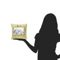 thumbnail image 3 of "Our Family" Picture Photo Slot Cotton Blend Mini Accent Pillow 10" x 10", 3 of 4