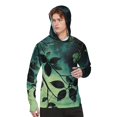 thumbnail image 2 of WTOBBY Men's Camouflage Fashion Hoodie with Long Sleeve SPF/UV Sun Protection, Protective Shirt for Outdoor Activities, Quick-Dry and Comfortable ,Green XL, 2 of 4