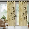 thumbnail image 5 of Outdoor Curtains for Patio Waterproof, Vintage Bamboos Outdoor Privacy Panels Grommet, Ink Painting Retro Art Rustic Blackout Outside Curtains for Porch/Cabana/Pergola/Gazebo 54"x84", 1 Panel, 5 of 8