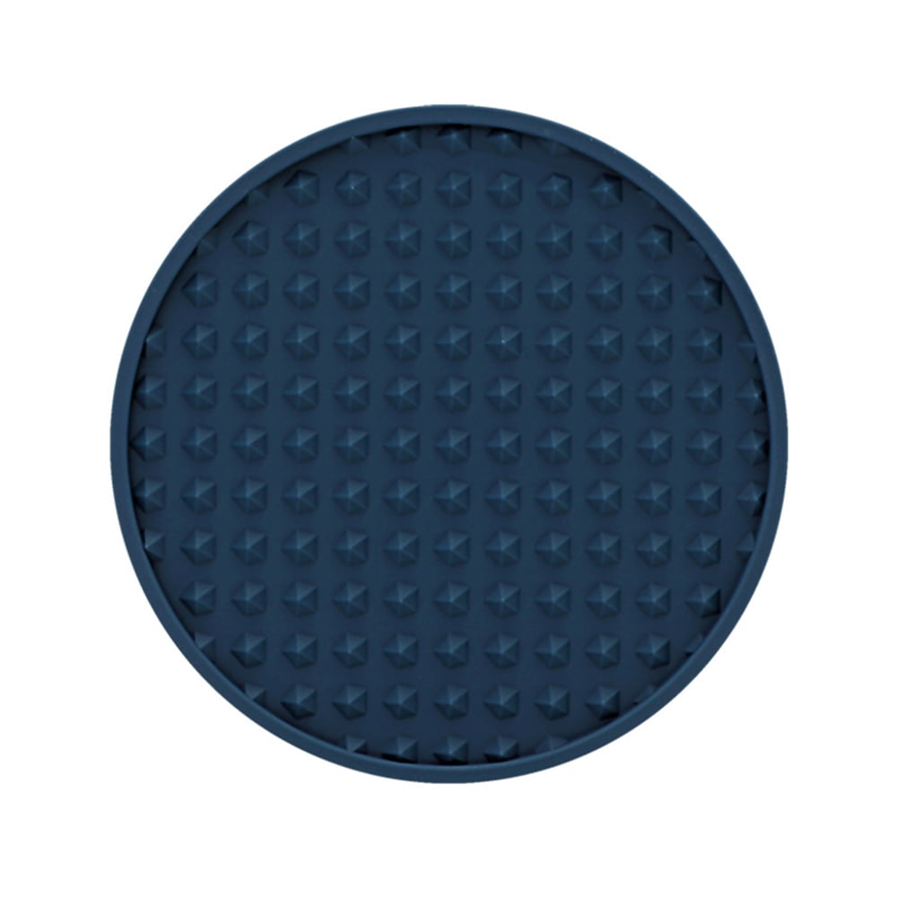 Coasters for Drinks Soft Silicone Round Cup Mat DualSided Drink