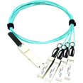 thumbnail image 3 of Axiom - 40GBase-AOC direct attach cable - QSFP+ to SFP+ - 10 m - fiber optic - active, 3 of 9