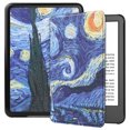 thumbnail image 1 of Funda protectora para Amazon Kindle 2022 cubierta de libro impermeable de Kuymtek cuero PU duro PC pintada reemplazo de Sueño automático, 1 of 5