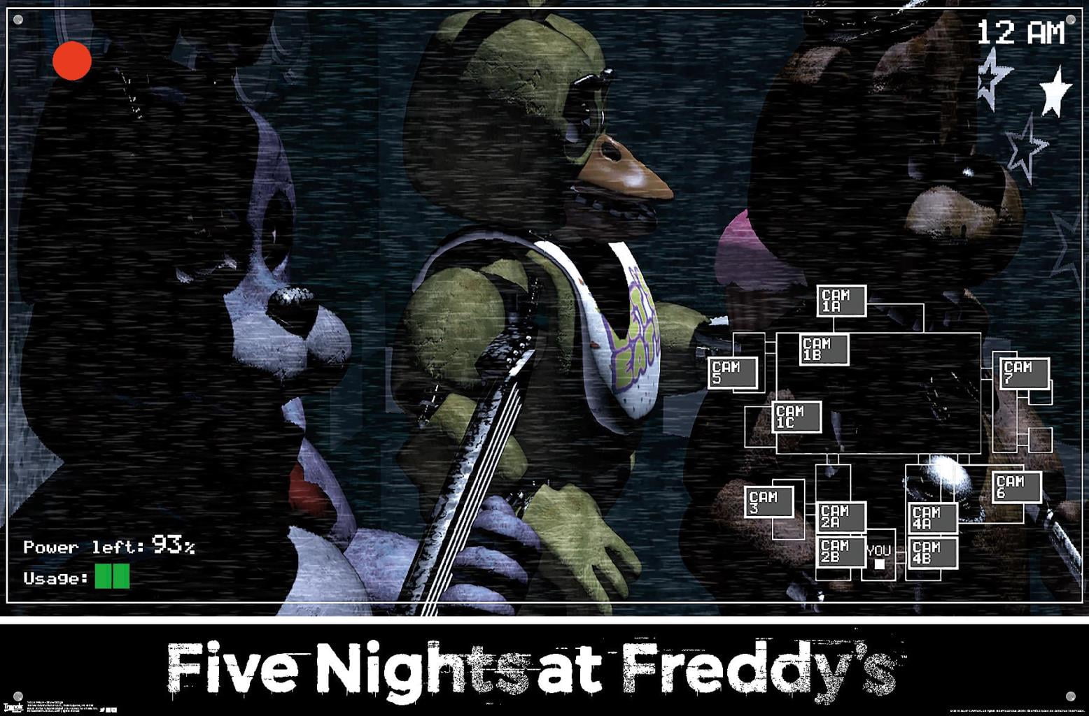 Five Nights at Freddy's - Show Stage Wall Poster with Push Pins, 22.375" x 34"
