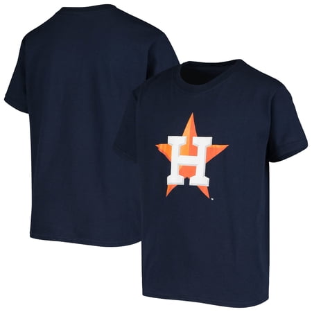 Youth Stitches Navy Houston Astros Team Logo T-Shirt