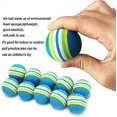 thumbnail image 2 of Pelotas de Golf de 12 Uds., pelota de esponja de espuma para práctica en interiores, pelota de ayuda para entrenamiento en interiores y exteriores con vuelo restringido elástico suave, azul, 2 of 5